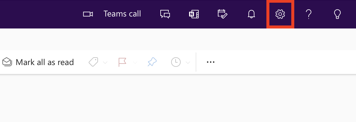 Outlook browser step 1